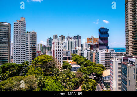 Skyscrapers in the city, Salvador de Bahia, Brazil Stock Photo