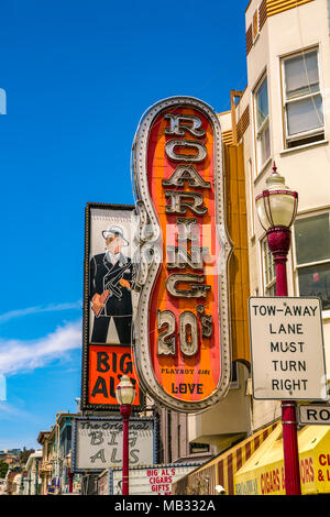 The Basque hotel. Romolo Place. Little Italy. North Beach neighbourhood.  San Francisco. California, USA Stock Photo