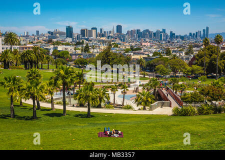 Mission Dolores Park. San Francisco. California, USA Stock Photo