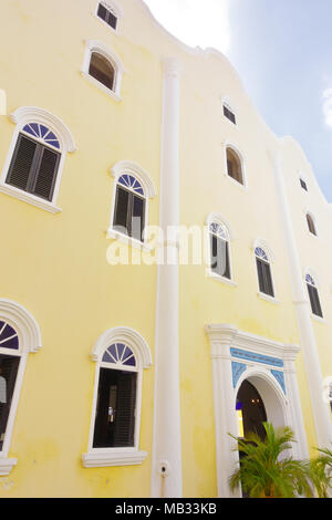 Jewish Synagogue Mikve Israel-Emanuel in Willemstad, dedicated in 1732, Curacao, January 2018 Stock Photo