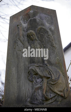 Stone Angles & Statues Woodside. Stock Photo