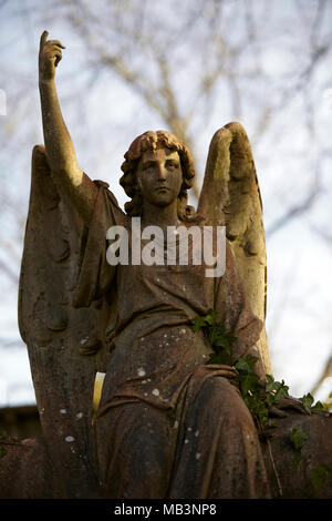 Stone Angles & Statues Woodside. Stock Photo