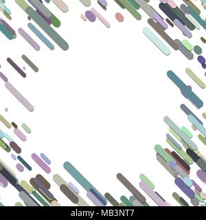 Geometrical random rounded diagonal stripe pattern background - vector design form colorful lines Stock Vector