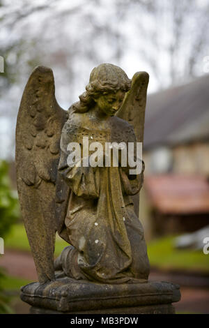 Stone Angles & Statues Woodside. Stock Photo