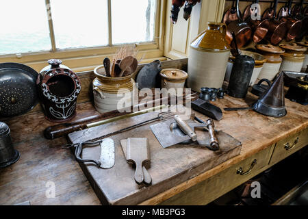 The Kitchen of Culzean Castle located near Maybole in Ayrshire Scotland Stock Photo