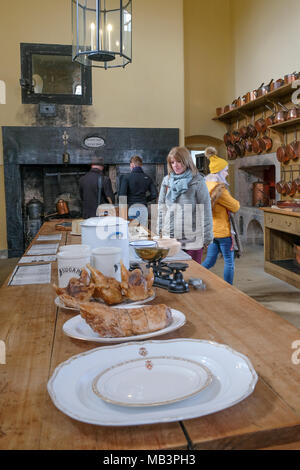 The Kitchen of Culzean Castle located near Maybole in Ayrshire Scotland Stock Photo