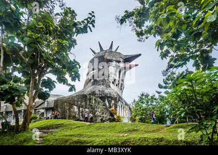 the Bukit Rhema 'Chicken Church' is actually a misconception by visitors, as it is meant to be dove-shaped and is rather a House of Prayer, than a chu