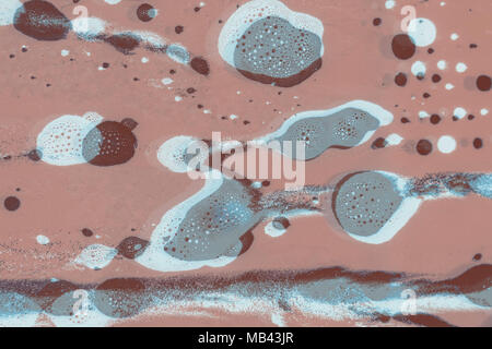 Abstract art creative beige and grey background. Hand painted background. Stock Photo