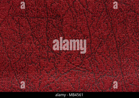 Awesome fabric texture in impressively red colour. Stock Photo