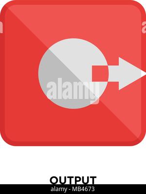input output vector icon isolated on transparent background, input ...
