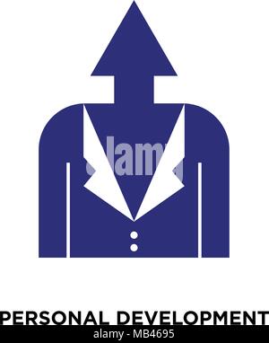 personal development icon isolated on white background for your web, mobile and app design Stock Vector