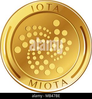 Golden coin on white background illustration Stock Vector Image & Art ...