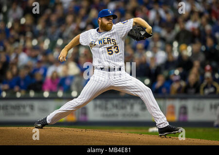 BRANDON WOODRUFF SIGNED OFFICIAL NIKE BREWERS BLUE JERSEY - JSA