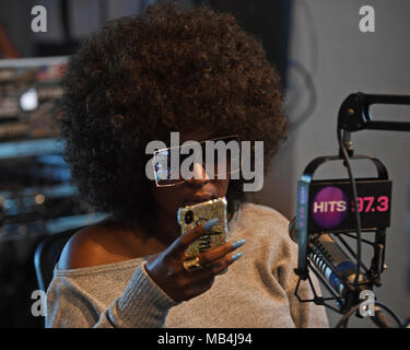 Hollywood, FL, USA. 06th Apr, 2018. Amara La Negra poses for a portrait ...