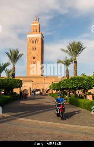 Koutubia Mosque , Marrakech, Morocco Stock Photo