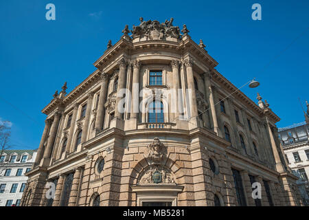 Old Stock Exchange from the Gründerzeit, Lenbachplatz, Munich, Bavaria, Germany Stock Photo