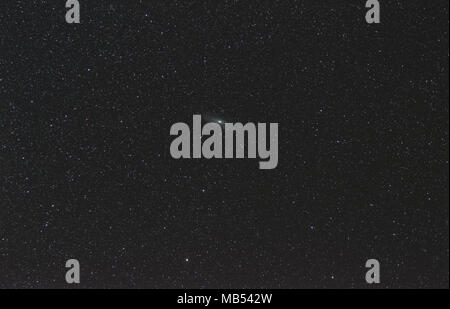 constellation of Andromeda with its famous galaxy in the night sky Stock Photo