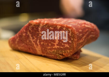 Wagyu steak, premium quality Japanese beef. Wagyu is the collective ...