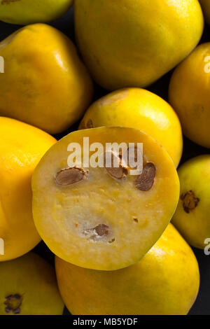 closeup of rare araza fruit from the Amazon area Stock Photo