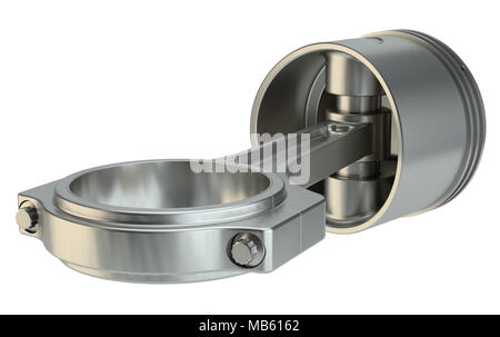 Piston with connecting rod Stock Photo