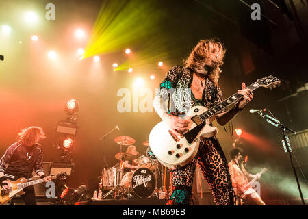 The Darkness kick off their Tour de Prance in Los Angeles, CA Stock Photo