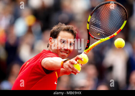 Spanish tennis player Rafael Nadal Stock Photo