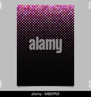 Abstract rounded square pattern background brochure template Stock Vector