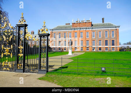 Kensington Palace, Kensington Gardens, London, England, United Kingdom, Europe Stock Photo