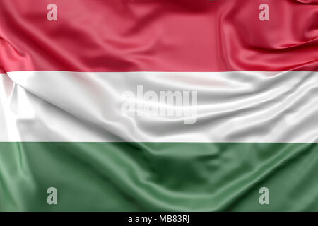 Flag of Hungary Stock Photo