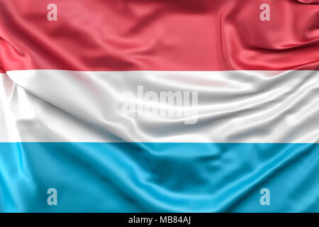 Flag of Luxembourg Stock Photo