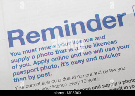 d1 form for reneving driving licence dvla