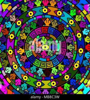 background colored circles Stock Vector