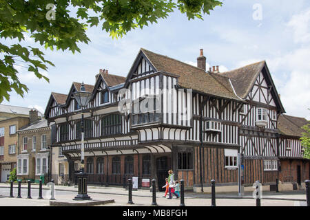 14th century Tudor House & Garden Museum, Bugle Street, Southampton, Hampshire, England, United Kingdom Stock Photo