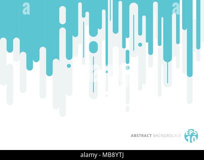 Abstract blue and gray Rounded Lines vertical Halftone Transition background. Vector Illustration Stock Vector