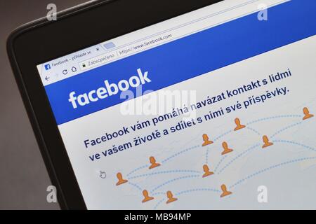 Facebook Login Page Logo Stock Photo Alamy