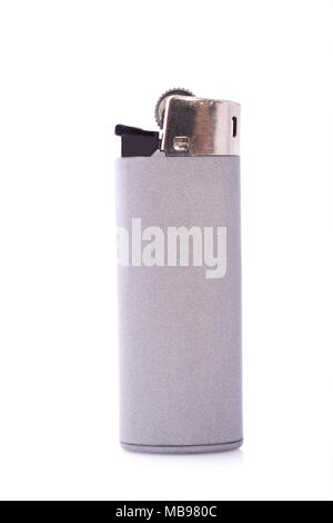 Grey lighter isolated on a white background Stock Photo