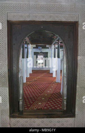 Interior Old Friday Mosque Male Maldives Stock Photo