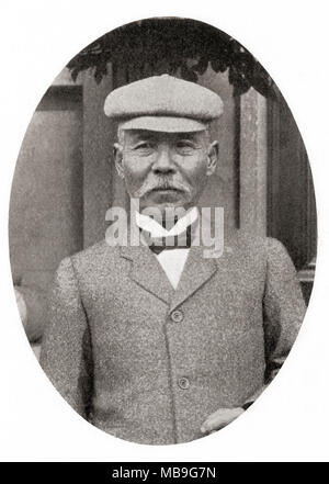 Count Tamemoto Kuroki, 1844 – 1923. Japanese general in the Imperial Japanese Army, head of the Japanese First Army during the Russo-Japanese War. From Hutchinson's History of the Nations, published 1915 Stock Photo