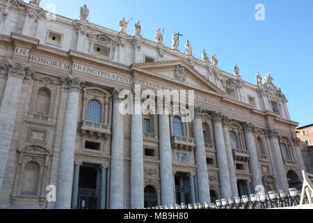 The Papal Basilica of St Peter in Vatican City Stock Photo