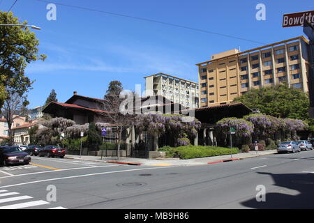 First Church of Christ, Scientist, designed b y Bernard Maybeck in 1910, Southside, Berkeley, California Stock Photo