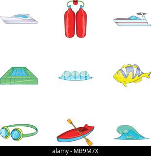 Conservation area icons set, cartoon style Stock Vector Image & Art - Alamy