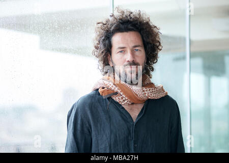 Rome, Italy. 9th April, 2018. Saleh Bakri attending the photocall of Wajib at Bernin Bristol Hotel Credit: Silvia Gerbino/Alamy Live News Stock Photo