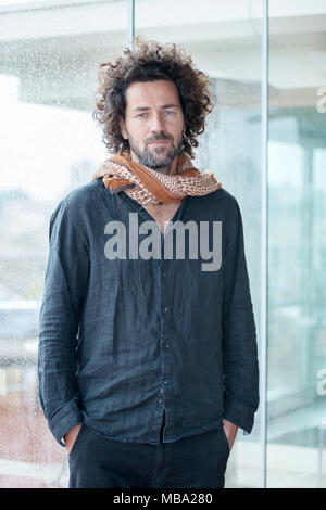 Rome, Italy. 9th April, 2018. Saleh Bakri attending the photocall of Wajib at Bernin Bristol Hotel Credit: Silvia Gerbino/Alamy Live News Stock Photo