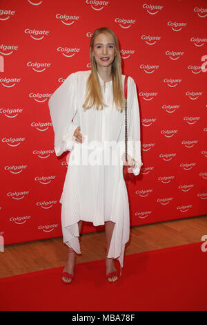 the Colgate White Night event for the new whitening toothpaste Colgate Max White Expert in the Apartimentum in Hamburg 08.03.18  Featuring: Leonie Hanne (Bloggerin 'ohhcouture') Where: Hamburg, Germany When: 08 Mar 2018 Credit: Becher/WENN.com Stock Photo