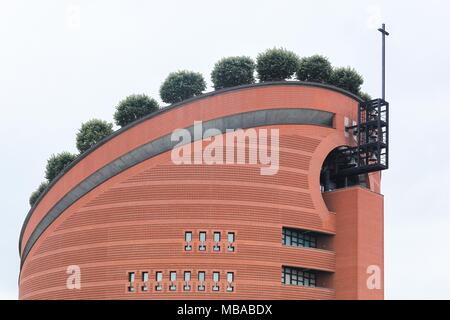 The cathedral of the Resurrection in Evry, France Stock Photo