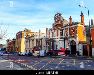 Old public Library building in Woolwich - London, England Stock Photo