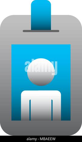 id corporate identity isolated icon Stock Vector