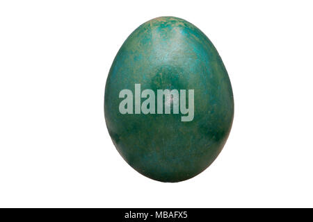 Colored easter eggs isolated on white background Stock Photo