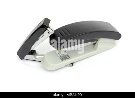 Two stapler. The concept of aggression Stock Photo