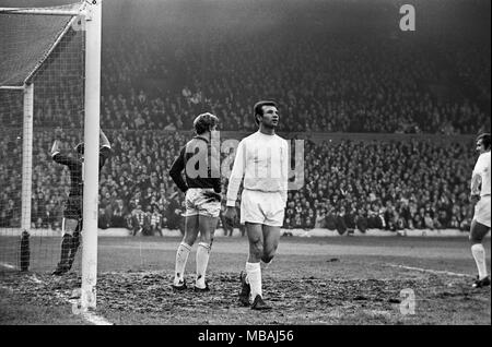 Leeds v Liverpool 1969 Stock Photo